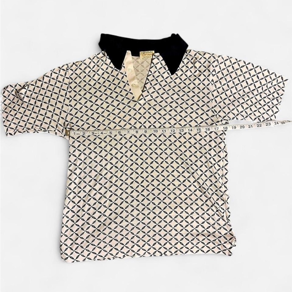 Vintage Hathaway Golf Classic Polo with Contrasting Collar